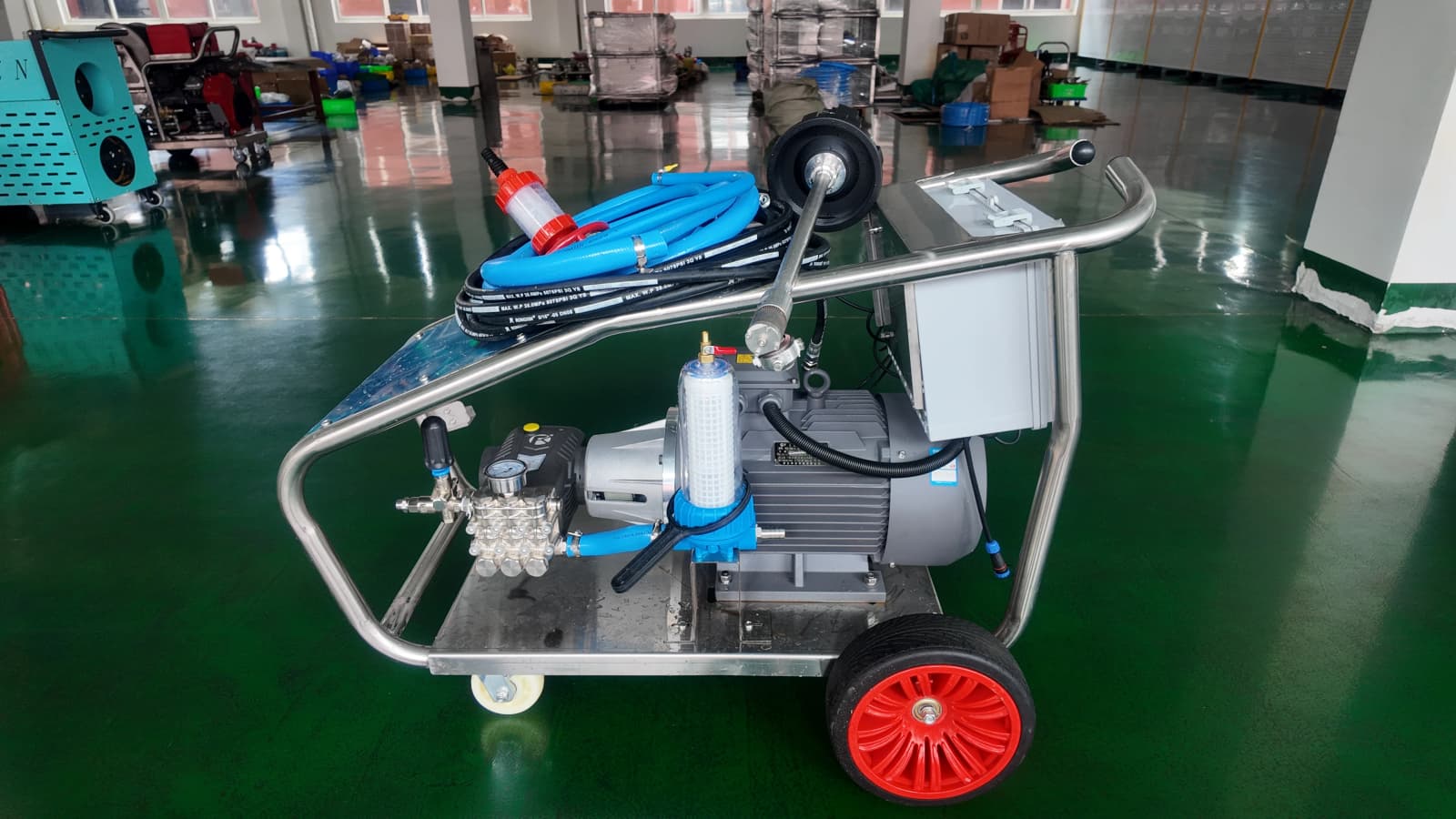 3D Tank Cleaning Machine - HenSing high pressure cleaning equipment